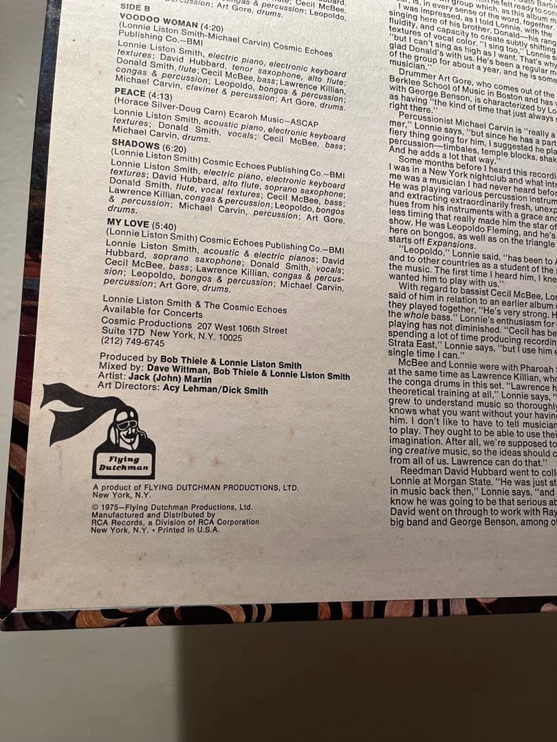洋楽 Lonnie Liston Smith Expansions LP muro