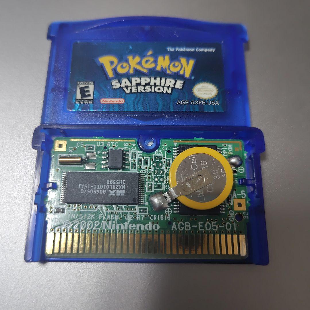 【正規品】ポケットモンスターサファイア北米版【電池交換済み】