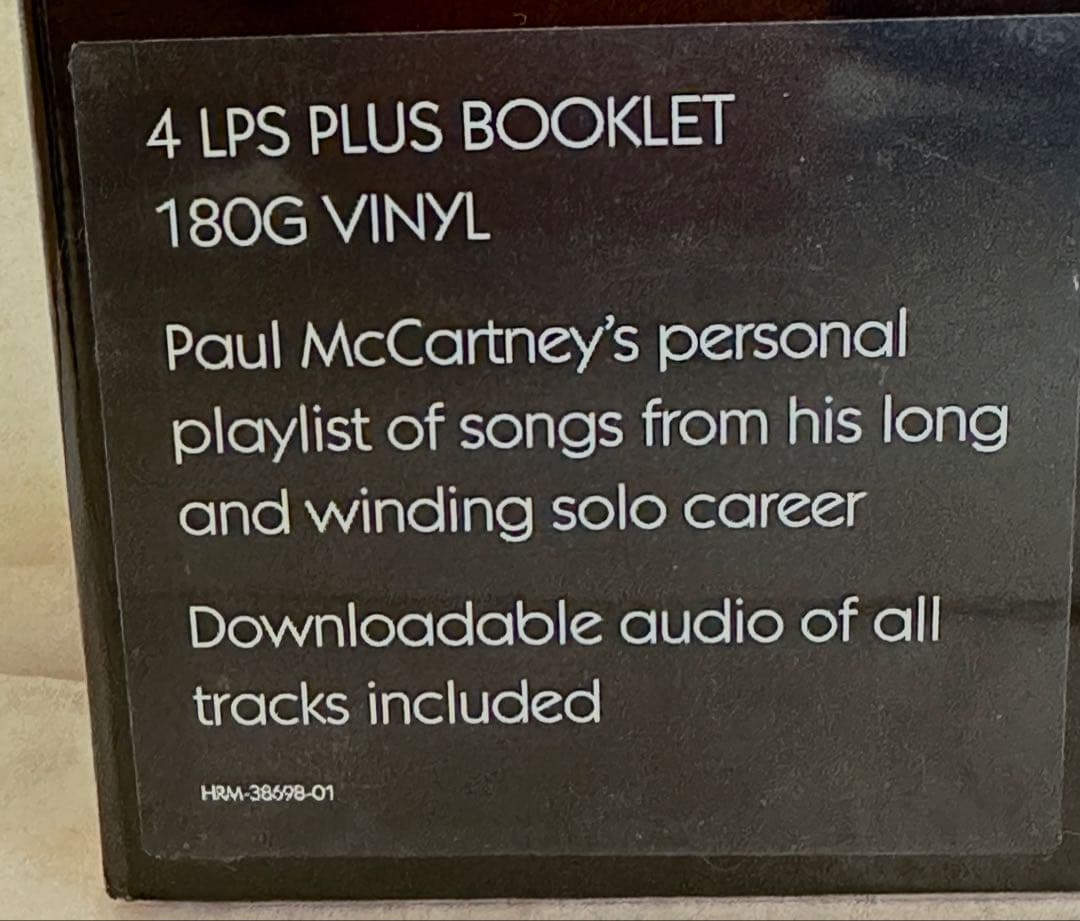 PURE McCARTNEY 4LP レコードBOX 未開封ポールマッカートニー
