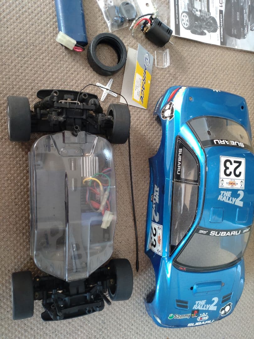 め*❢様 タミヤ RCカー スバルインプレッサWRC [ジャンク]