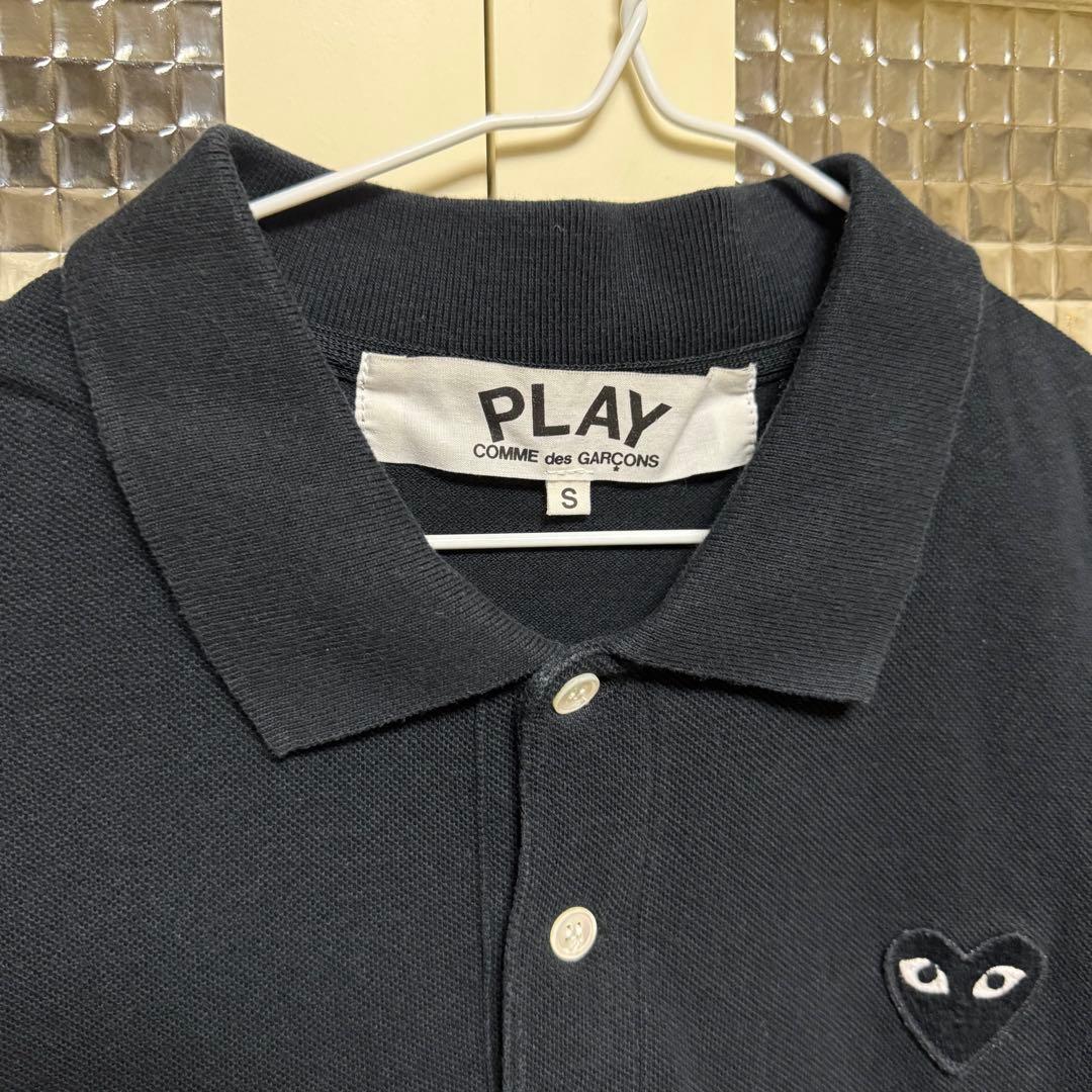 コムデギャルソン ハート刺繍 ポロ