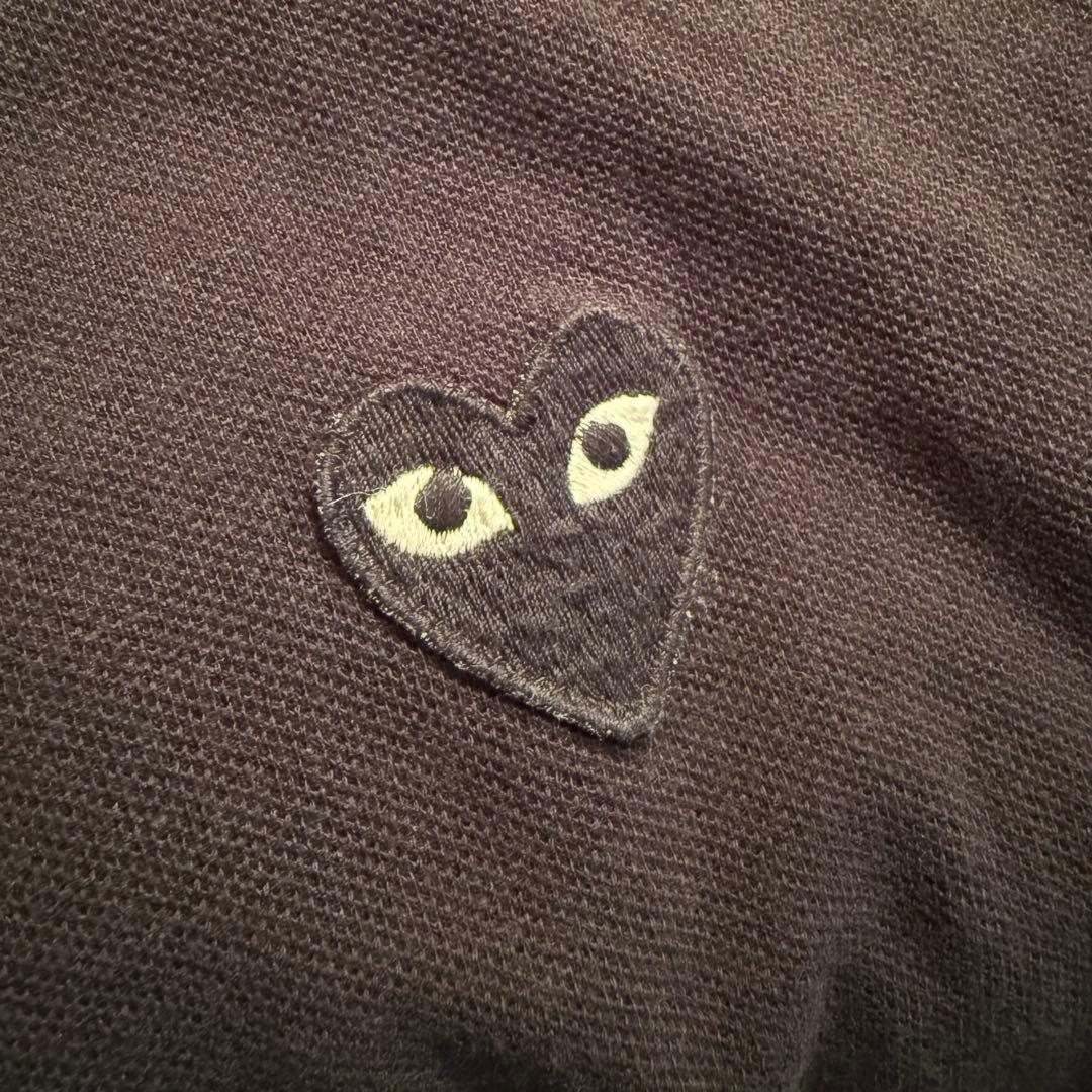 コムデギャルソン ハート刺繍 ポロ
