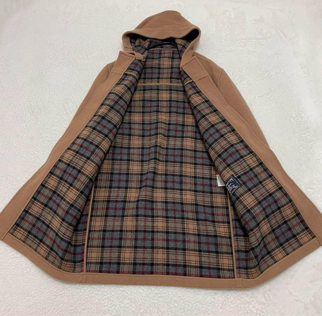 【美品】BURBERRY ノバチェック ダッフルコート 英国製 キャメル M