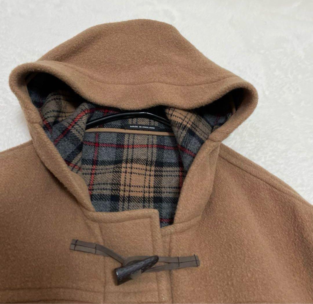 【美品】BURBERRY ノバチェック ダッフルコート 英国製 キャメル M