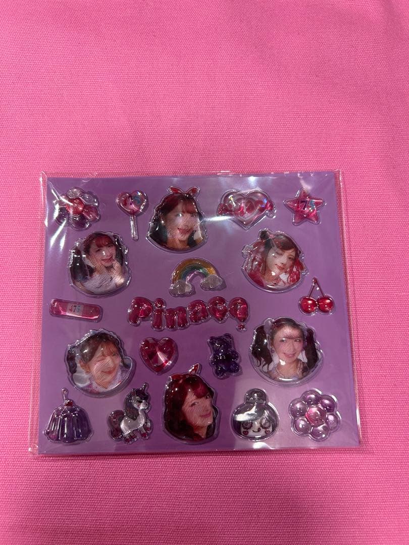 Pinaco 原宿限定1周年記念　原ハラセット　しなこぷくぷくシール