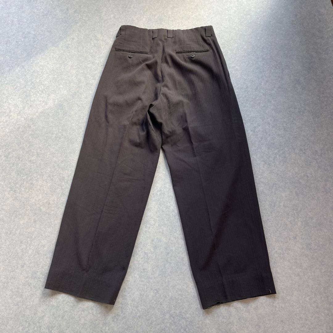 希少 メンズティノラス マオカラー シアサッカー セットアップ ジップアップ L
