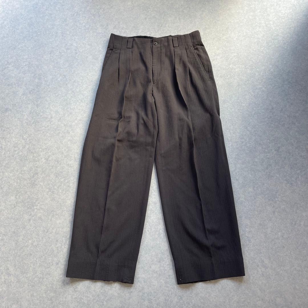 希少 メンズティノラス マオカラー シアサッカー セットアップ ジップアップ L