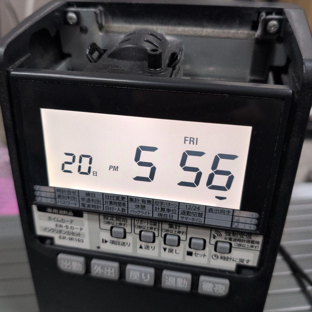 MAX タイムレコーダー ER-110S 5