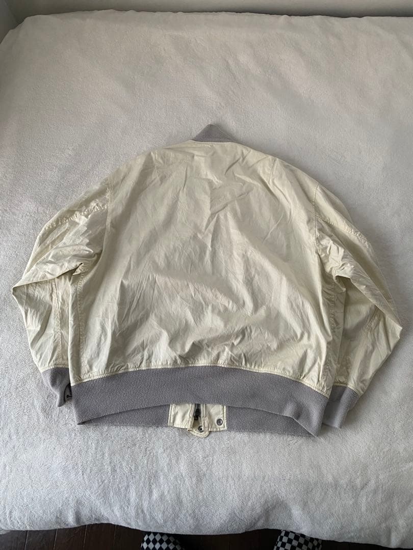 beams plus mil flight ブルゾン サテン