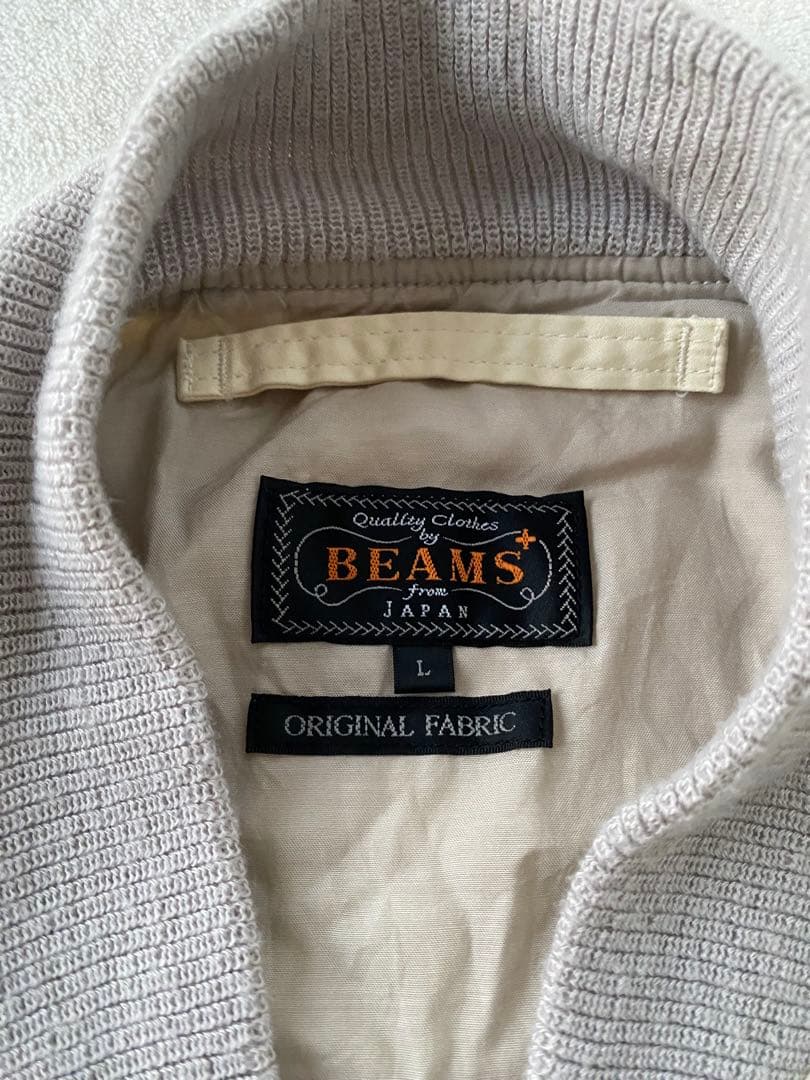 beams plus mil flight ブルゾン サテン