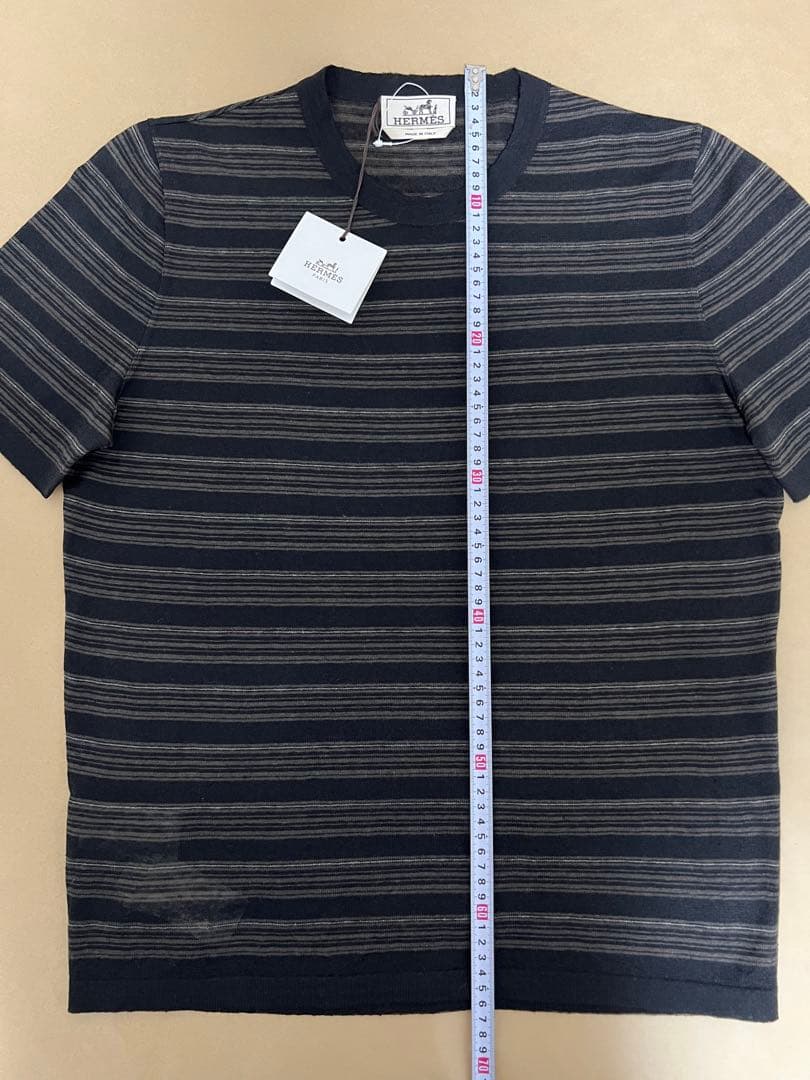 ⭐️未使用⭐️エルメス Tシャツ レイユール イレギュリエ ノワール 黒 サイズS