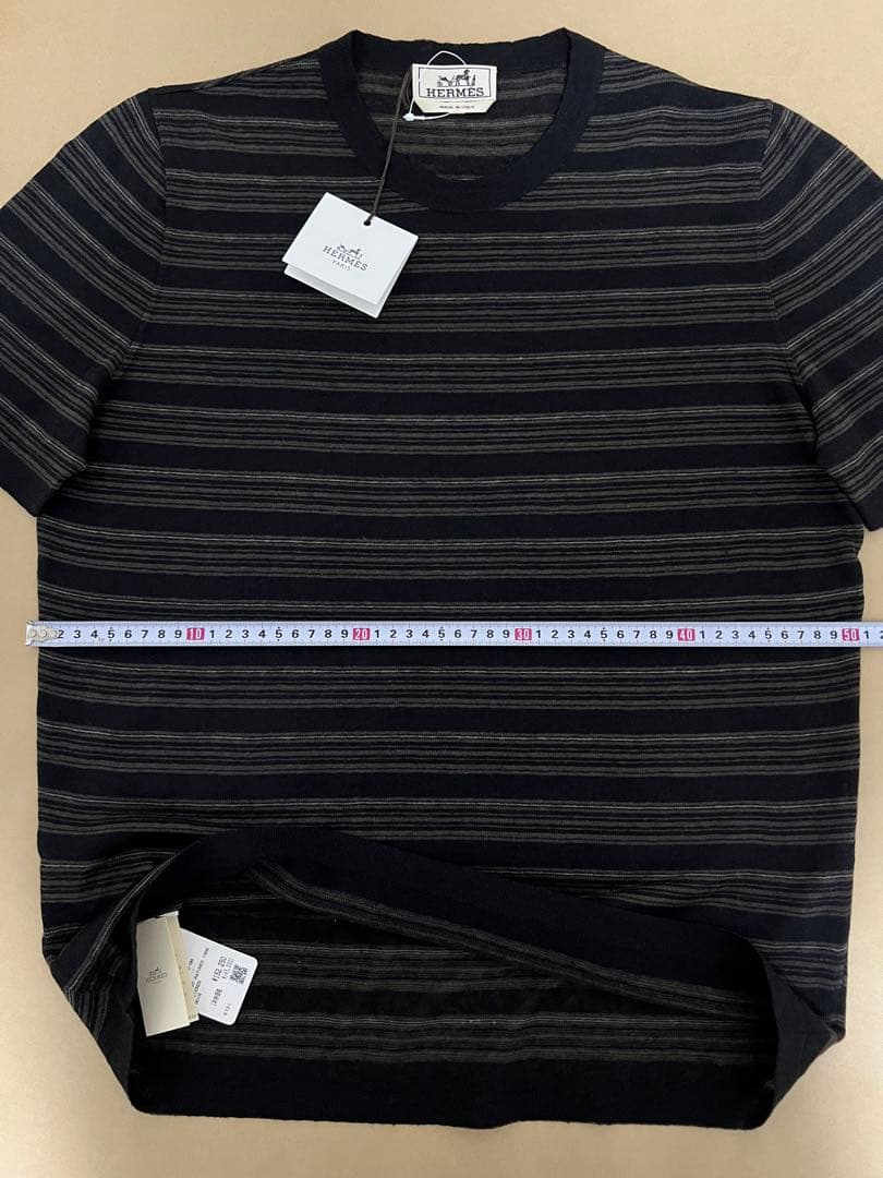 ⭐️未使用⭐️エルメス Tシャツ レイユール イレギュリエ ノワール 黒 サイズS