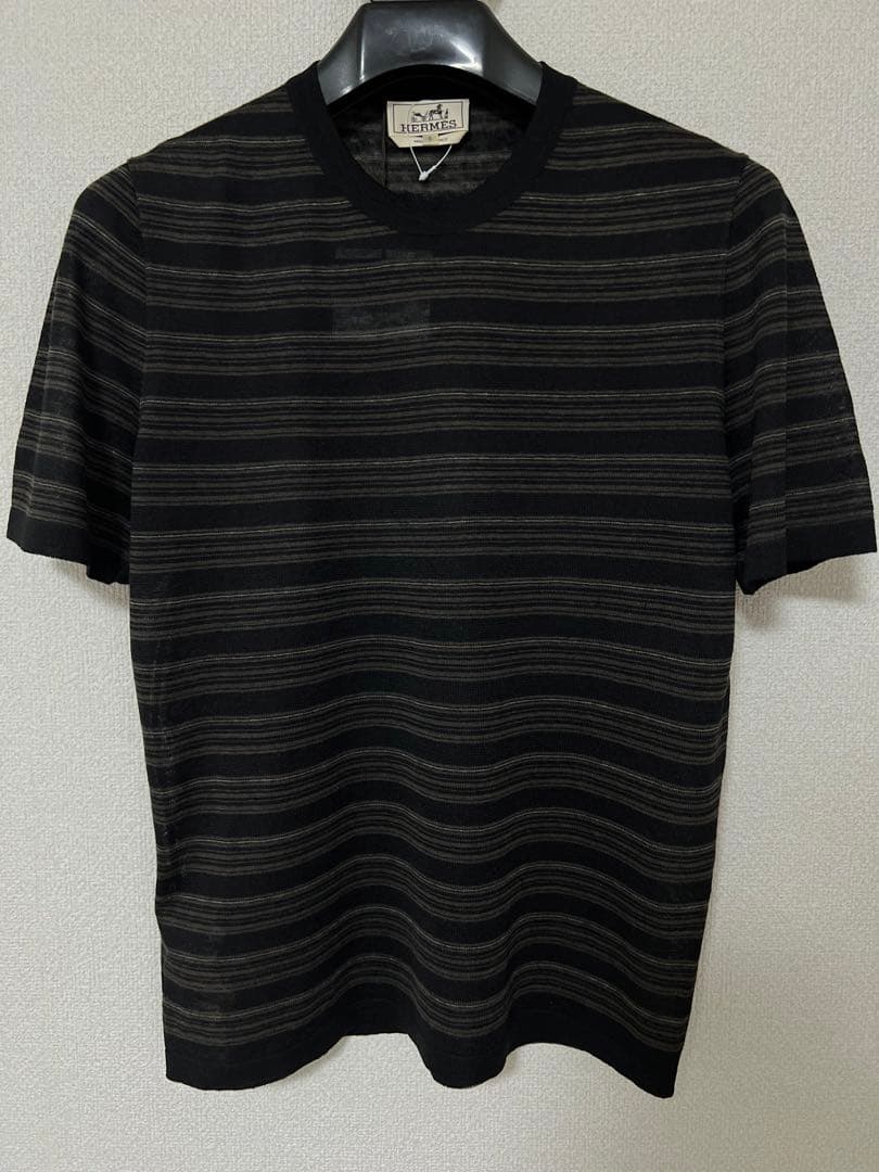 ⭐️未使用⭐️エルメス Tシャツ レイユール イレギュリエ ノワール 黒 サイズS