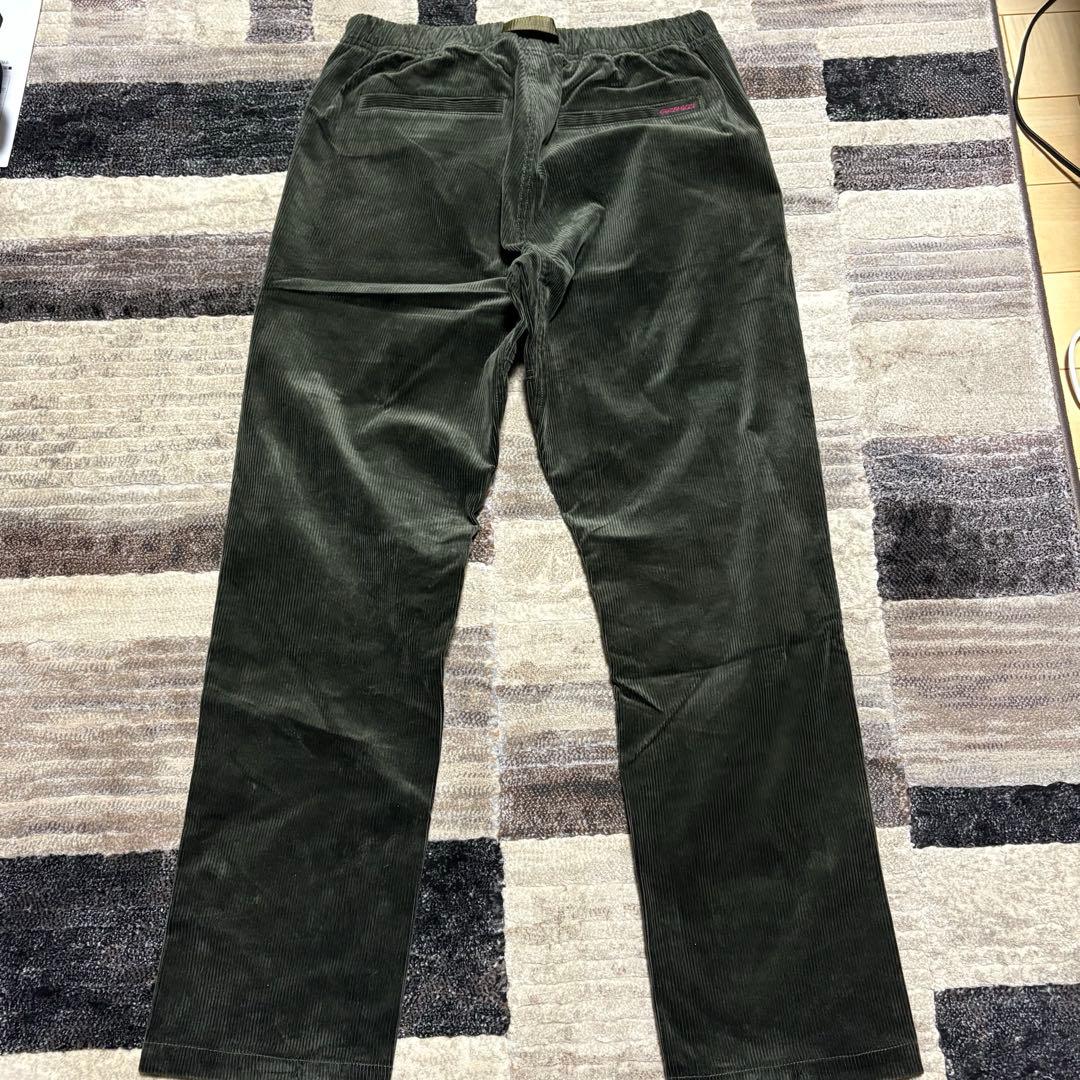 【美品】 グラミチ GRAMICCI コーデュロイ ワイドパンツ オリーブ L