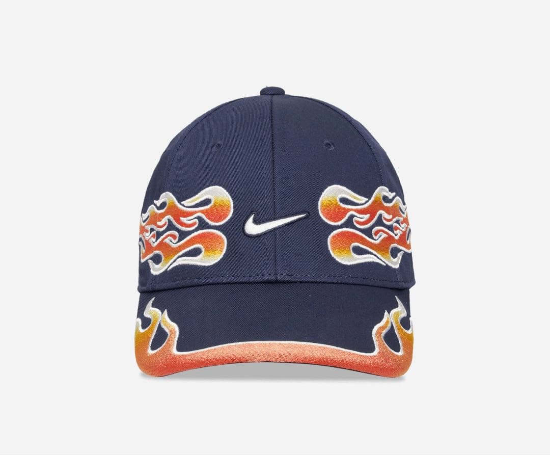 国内未発売☆NIKEフレイムクラブキャップネイビーM/Lサイズタグ付新品未開封品
