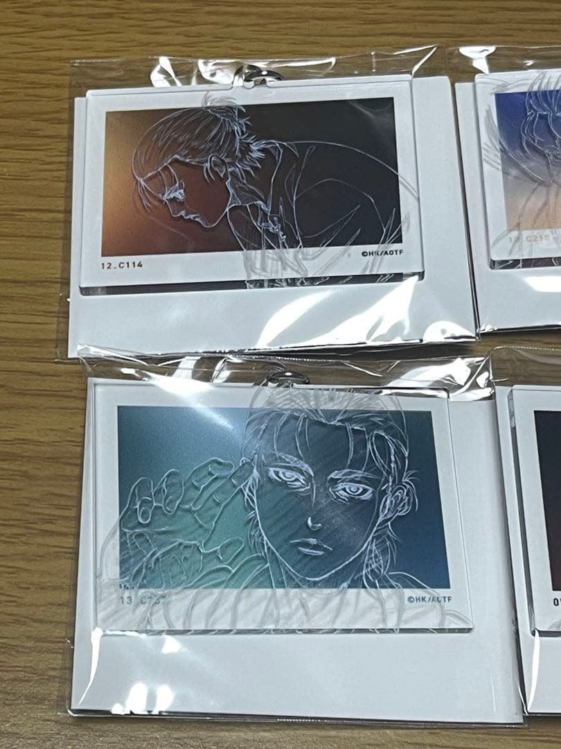 進撃の巨人 エレンBD原画アクリルキーホルダー コンプセット 2021