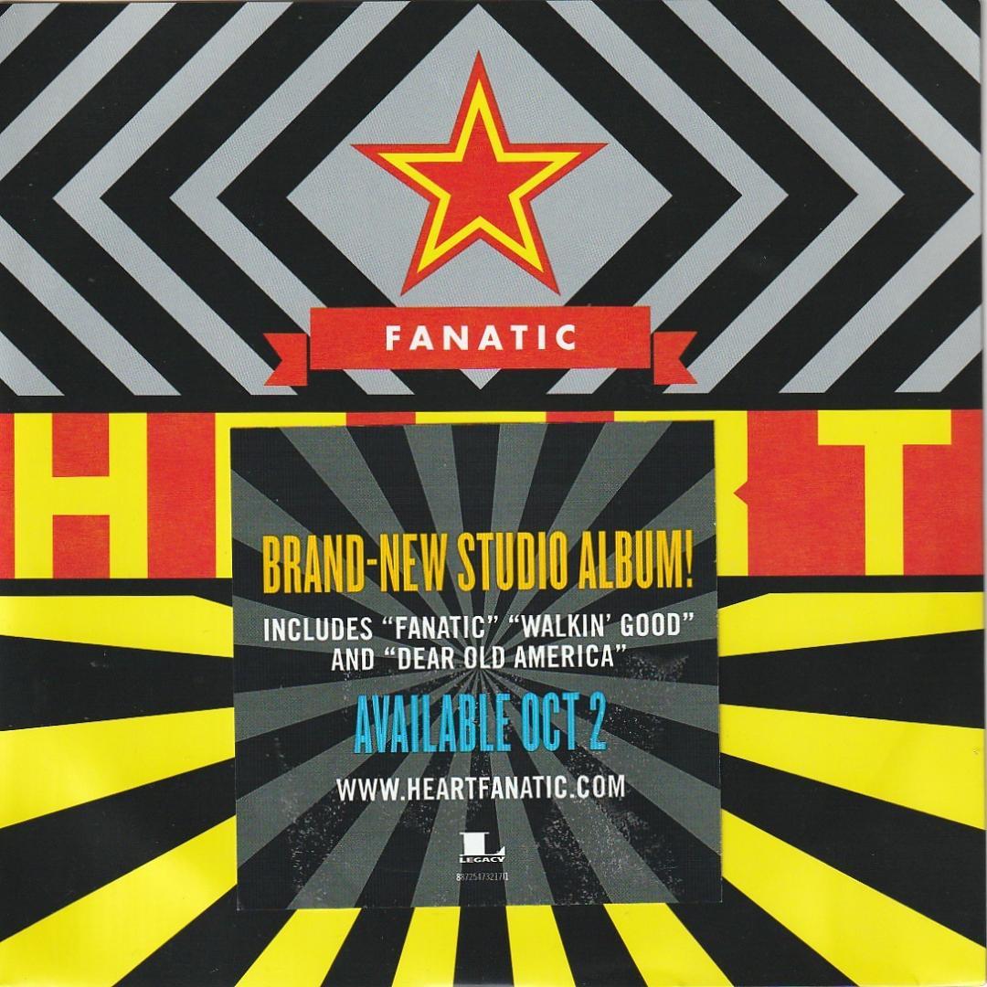 HEART　ハート　Fanatic / Barracuda　US盤 限定 7”