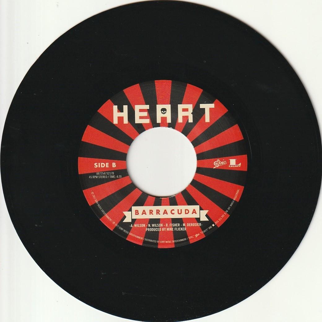 HEART　ハート　Fanatic / Barracuda　US盤 限定 7”
