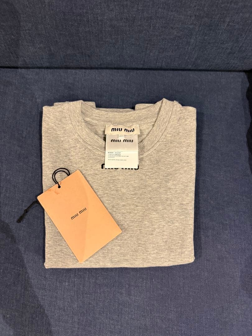 miu miu シームレス メランジ Tシャツ♡MーL