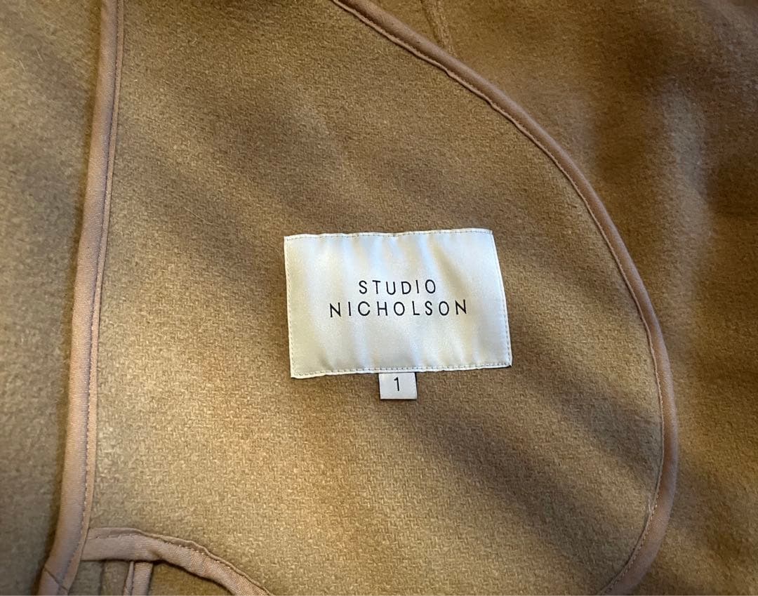 STUDIO NICHOLSON スタジオニコルソン　ロング　コート　キャメル色