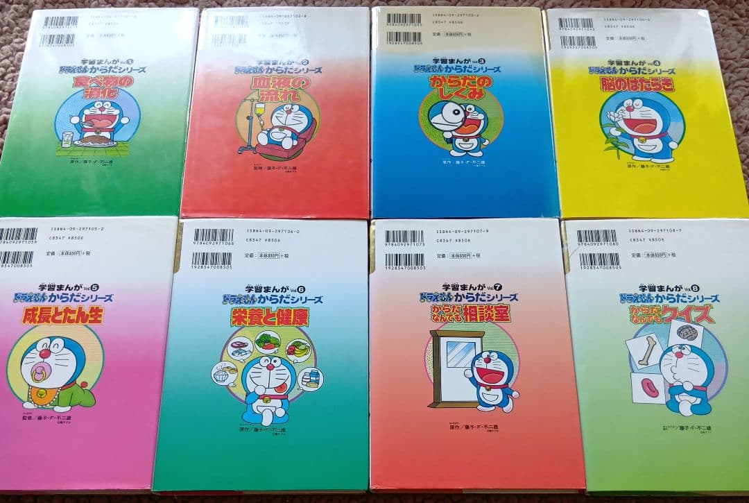ドラえもん　学習マンガ23冊　ふしぎのサイエンス　ヒストリー　からだシリーズ
