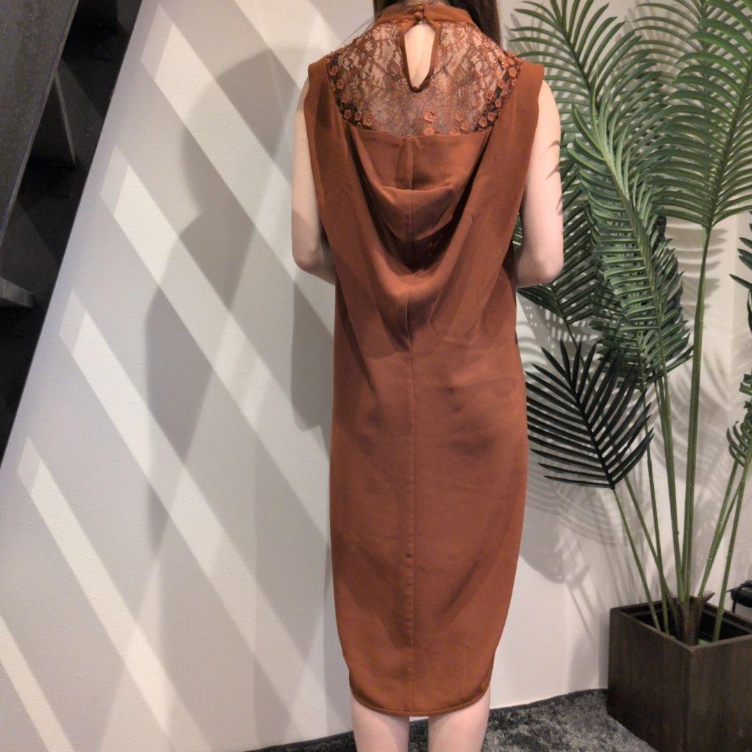 美品 Mame Kurogouchi ヨークフラワーレースノースリーブワンピース