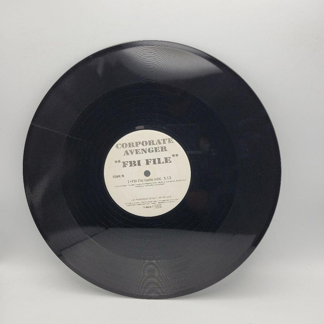 Corporate Avenger/FBI Fileレコード12\"プロモ盤01年