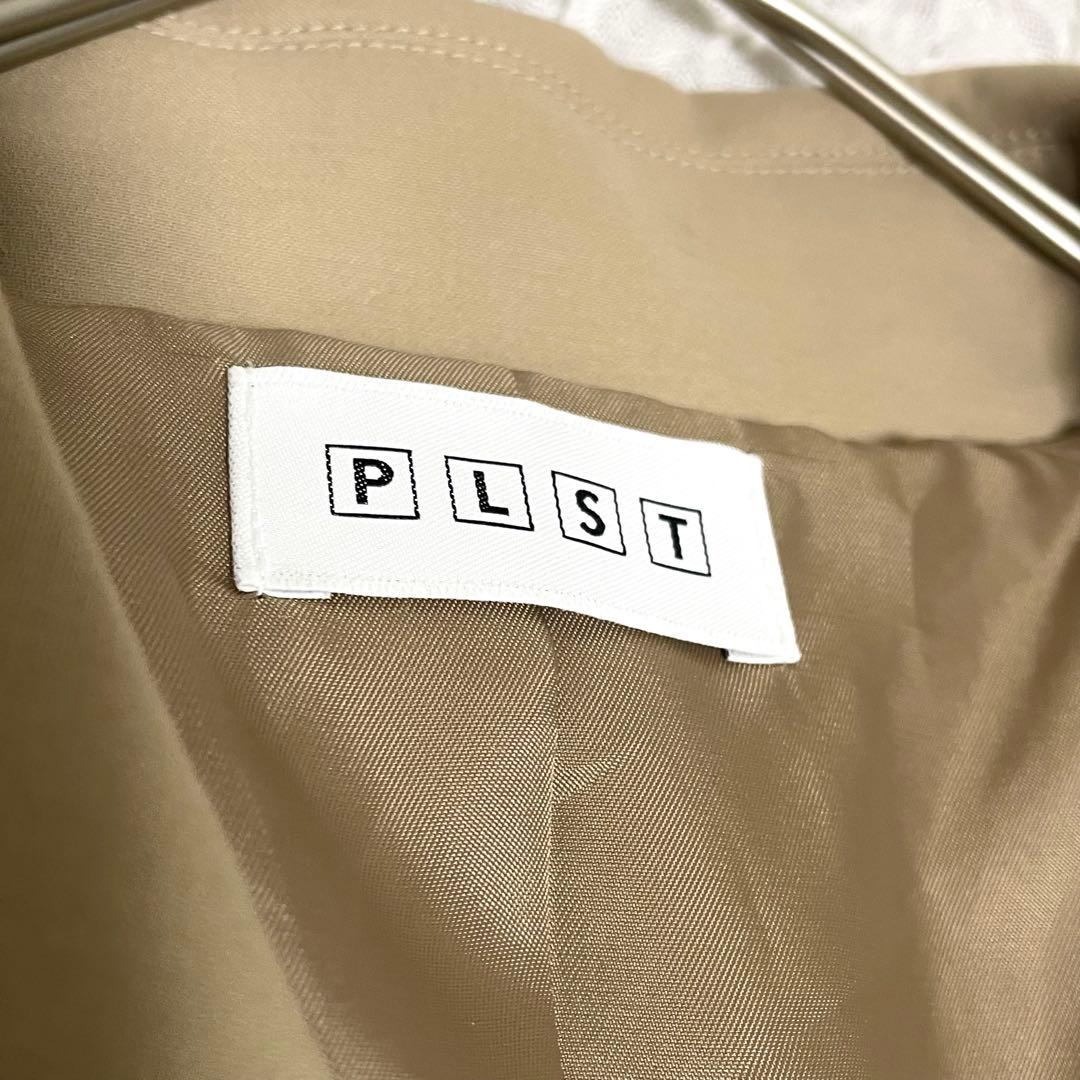 PLST プラステ ハイツイストコットンショートトレンチコート