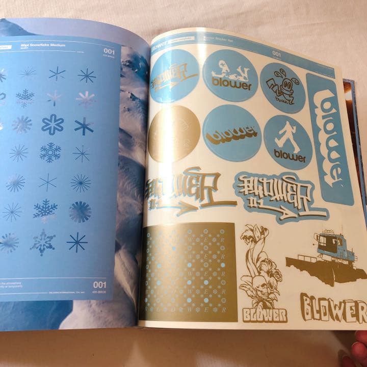 洋書 blower boarding inside out