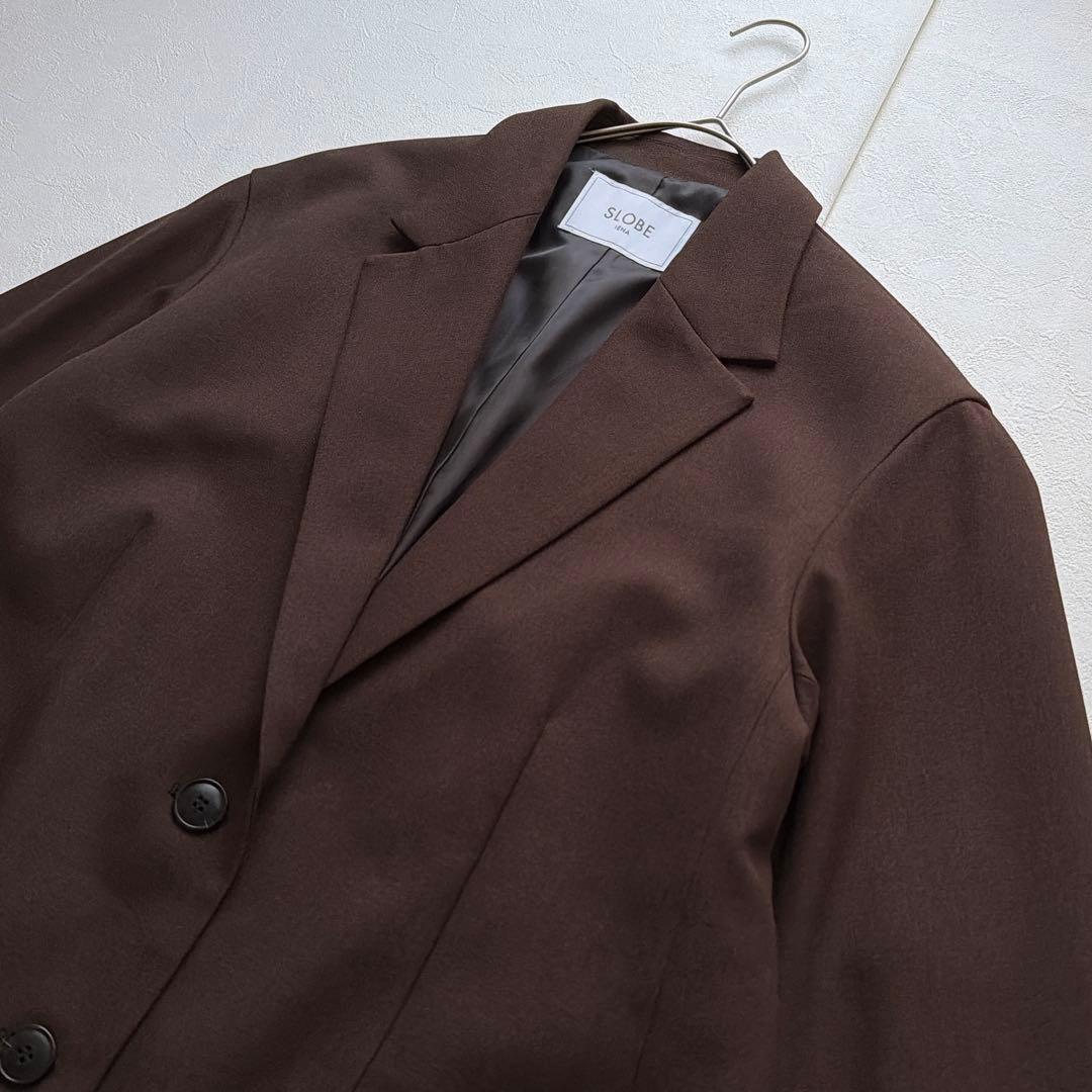 SLOBE IENA 25AW PE SHARK ビッグジャケット テーラード