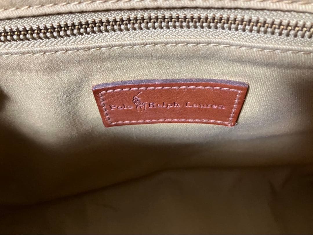 し*け様 POLO RALPH LAUREN ボストンバッグ グリーン ラルフロ