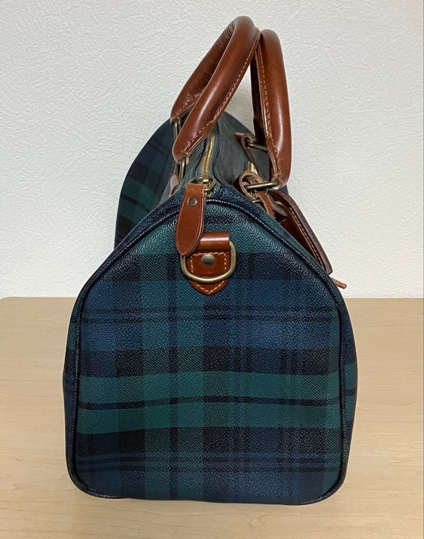し*け様 POLO RALPH LAUREN ボストンバッグ グリーン ラルフロ