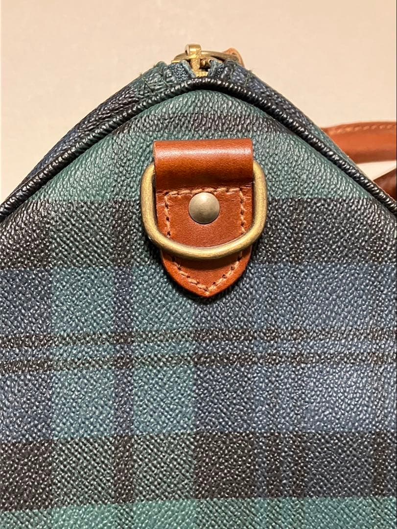 し*け様 POLO RALPH LAUREN ボストンバッグ グリーン ラルフロ
