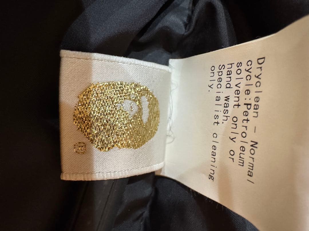 BAPE ダウンベスト 1st camo green a bathing ape