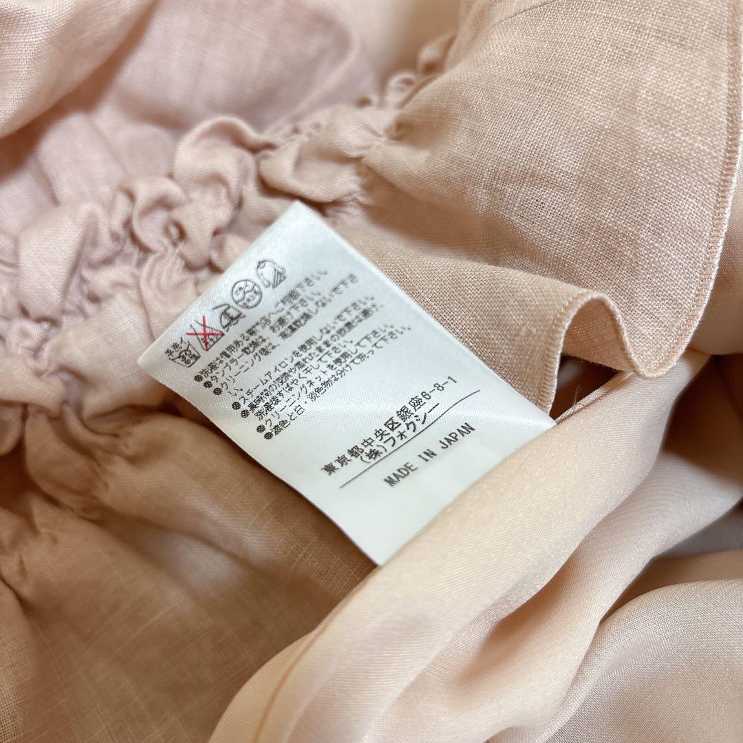 新品未使用☆デイジーリン for フォクシー ノースリーブ リネン ワンピース