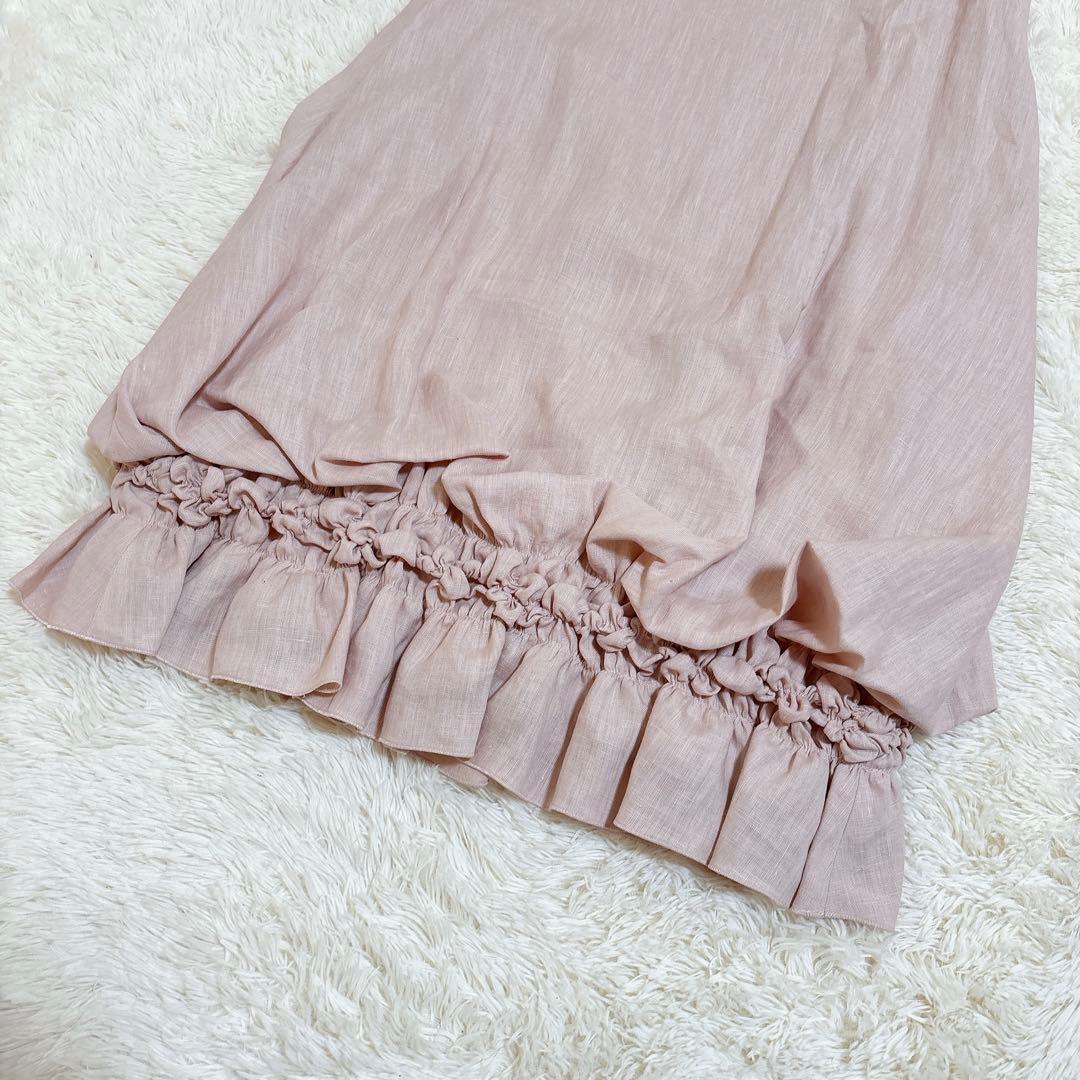 新品未使用☆デイジーリン for フォクシー ノースリーブ リネン ワンピース