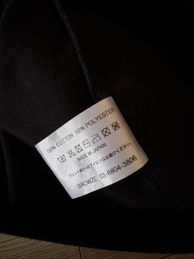 着*！様 ENNOY ELECTRIC LOGO GRADATION TEE 黒