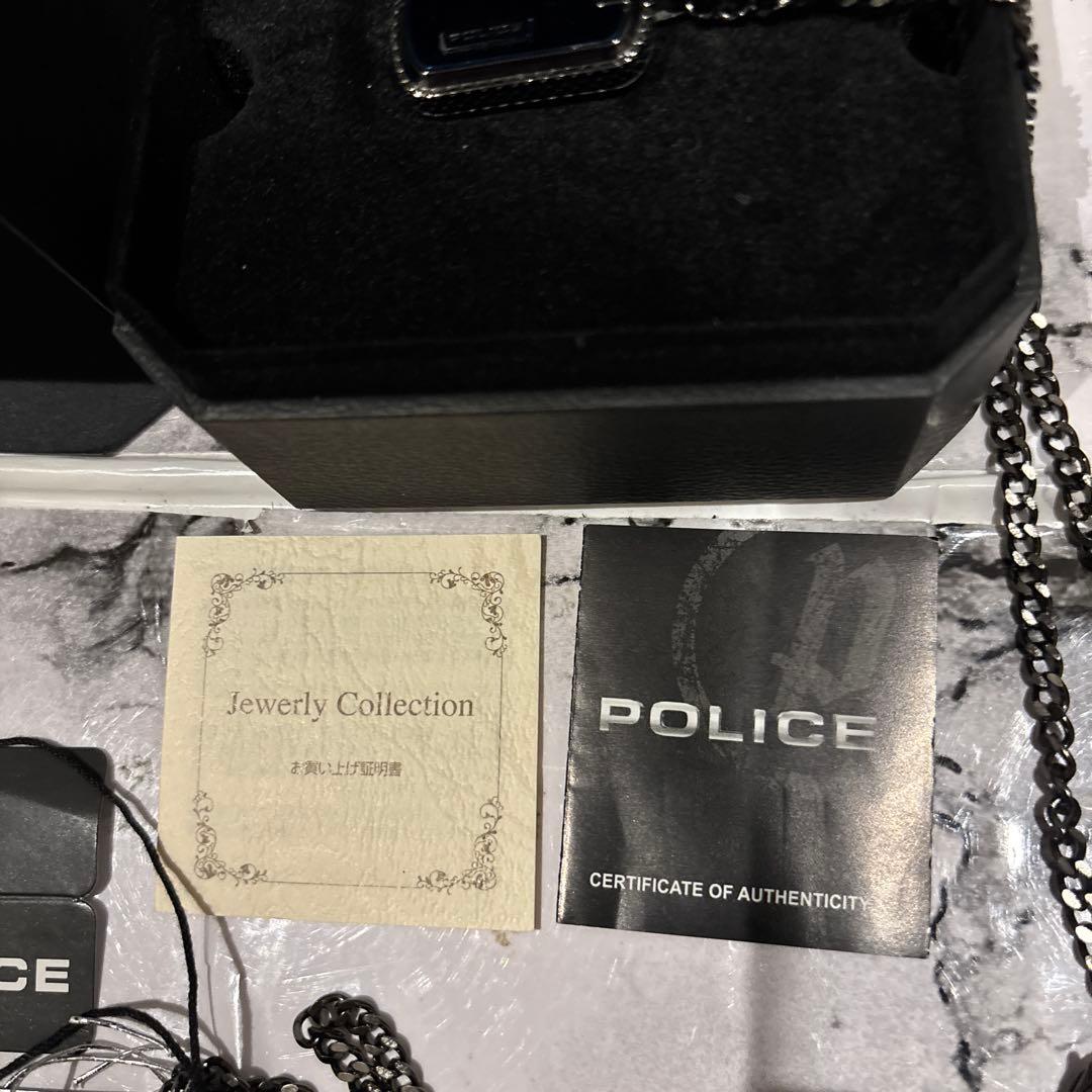 専用 POLICE ネックレス ペンダント TALLY ブルー