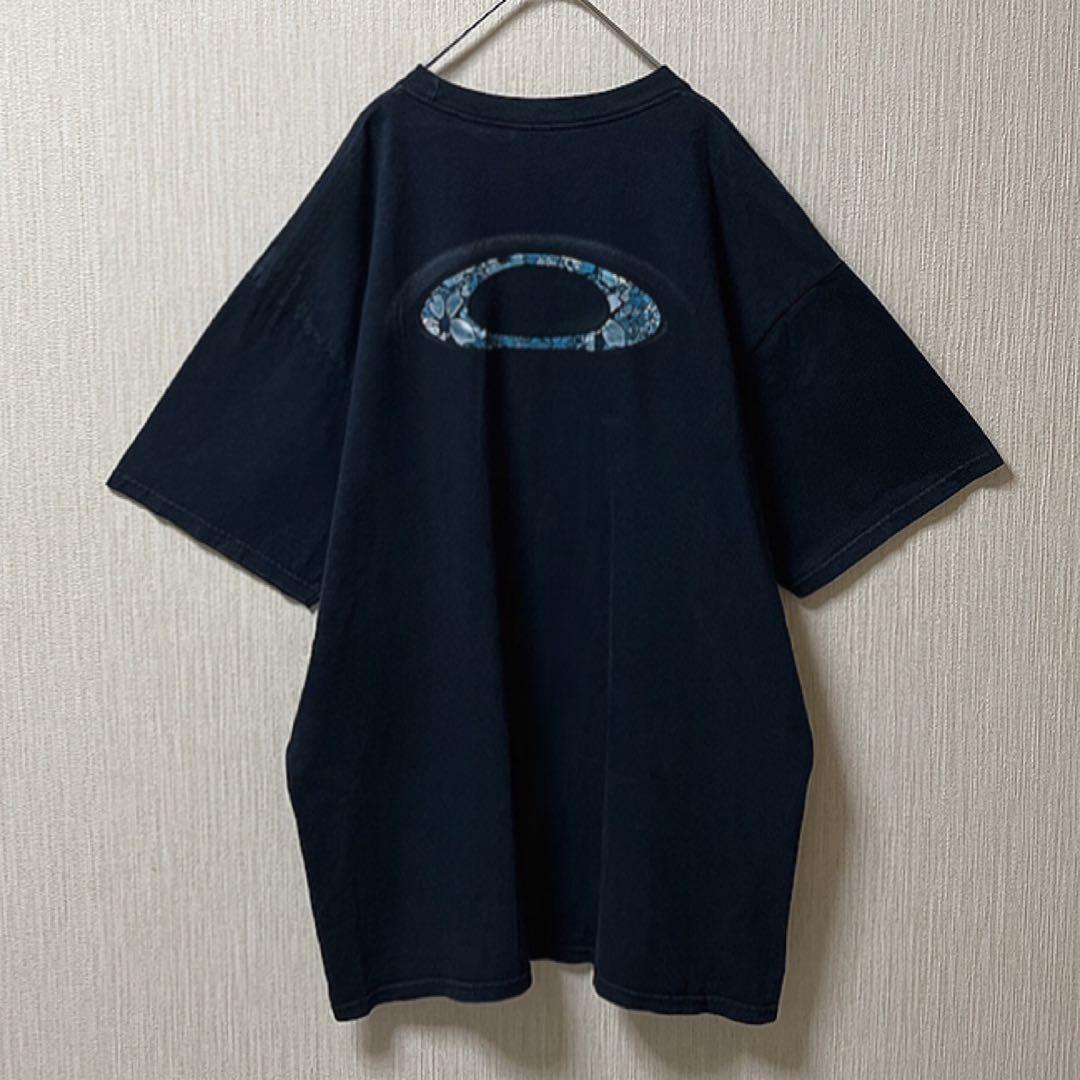 90-00s OAKLEY オークリー Tシャツ 両面ロゴ XXL