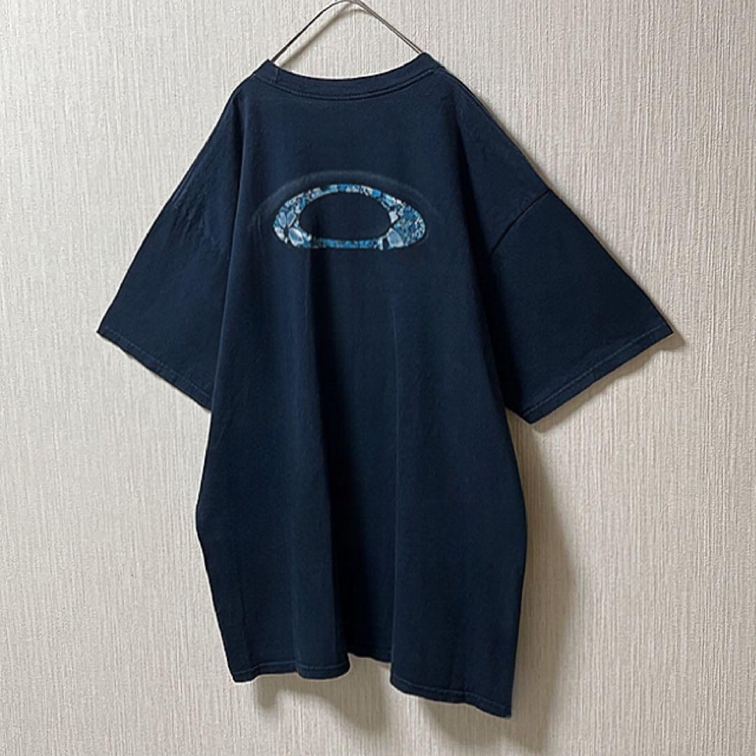 90-00s OAKLEY オークリー Tシャツ 両面ロゴ XXL