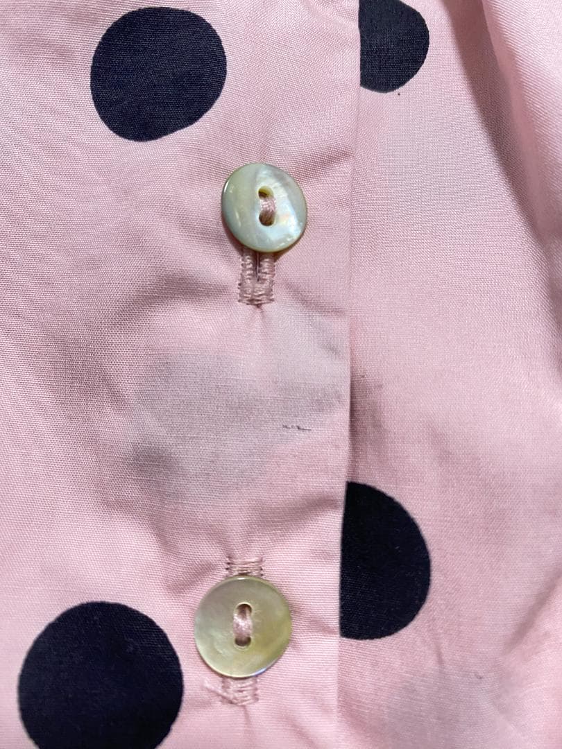 新品⭐ ZARA ドットプリントジャケット ライトピンク XS