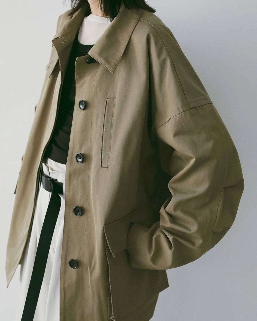 【値下不可】【新品未使用】anuke Over Half Coat 38ベージュ