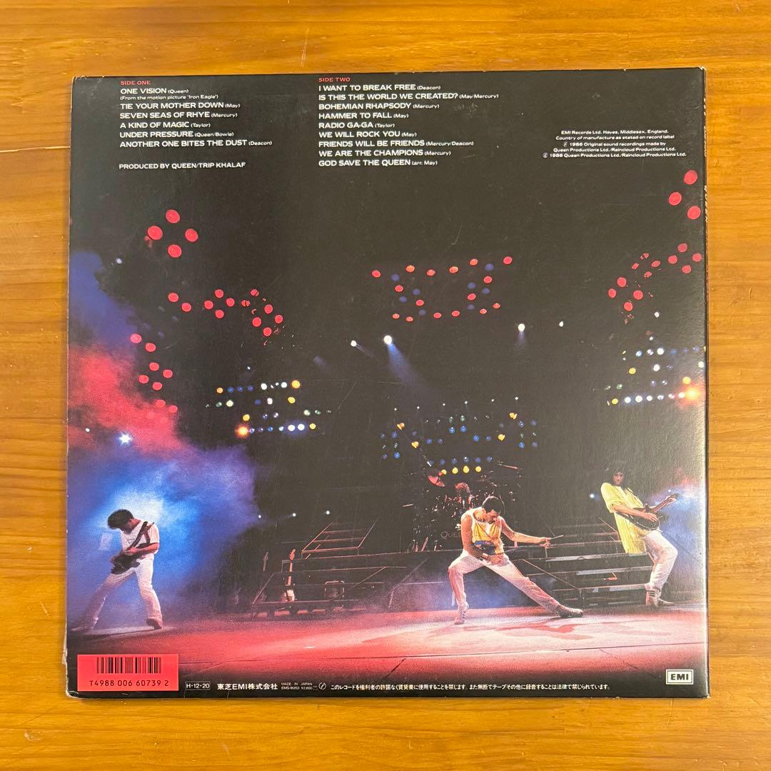 美盤 QUEEN Live Magic LP クイーン レコード