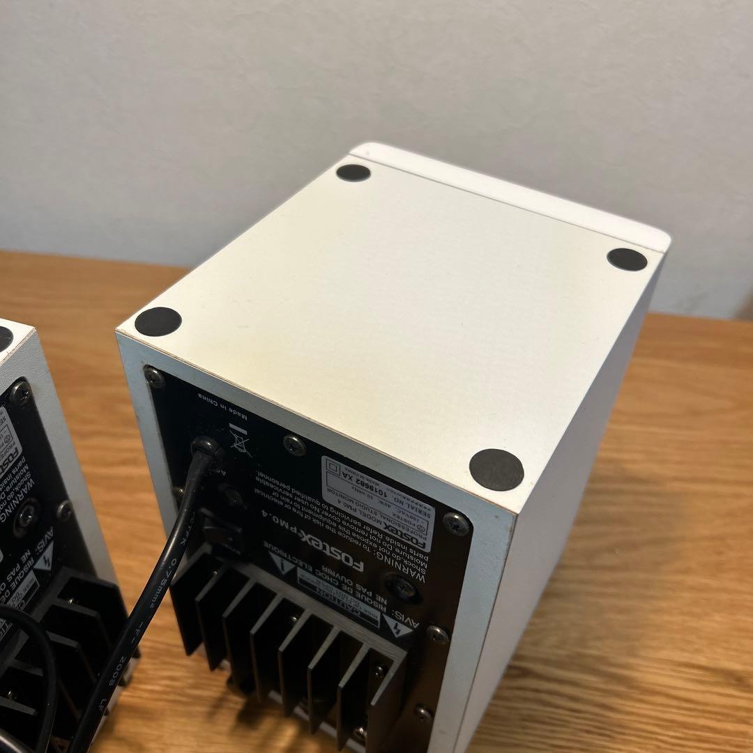 FOSTEX PM0.4 ボリュームコントローラー付き スピーカー ホワイト