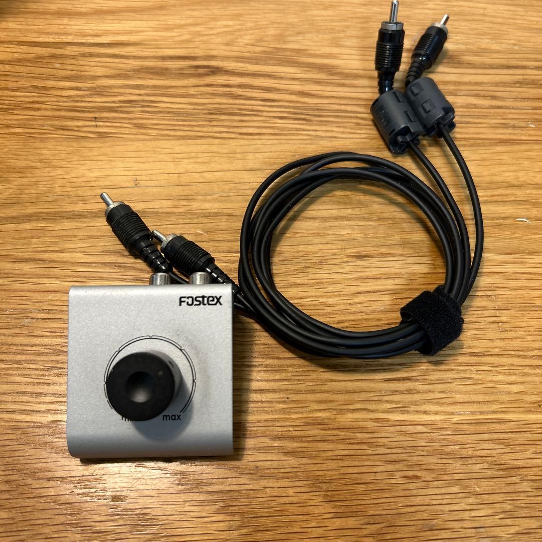 FOSTEX PM0.4 ボリュームコントローラー付き スピーカー ホワイト