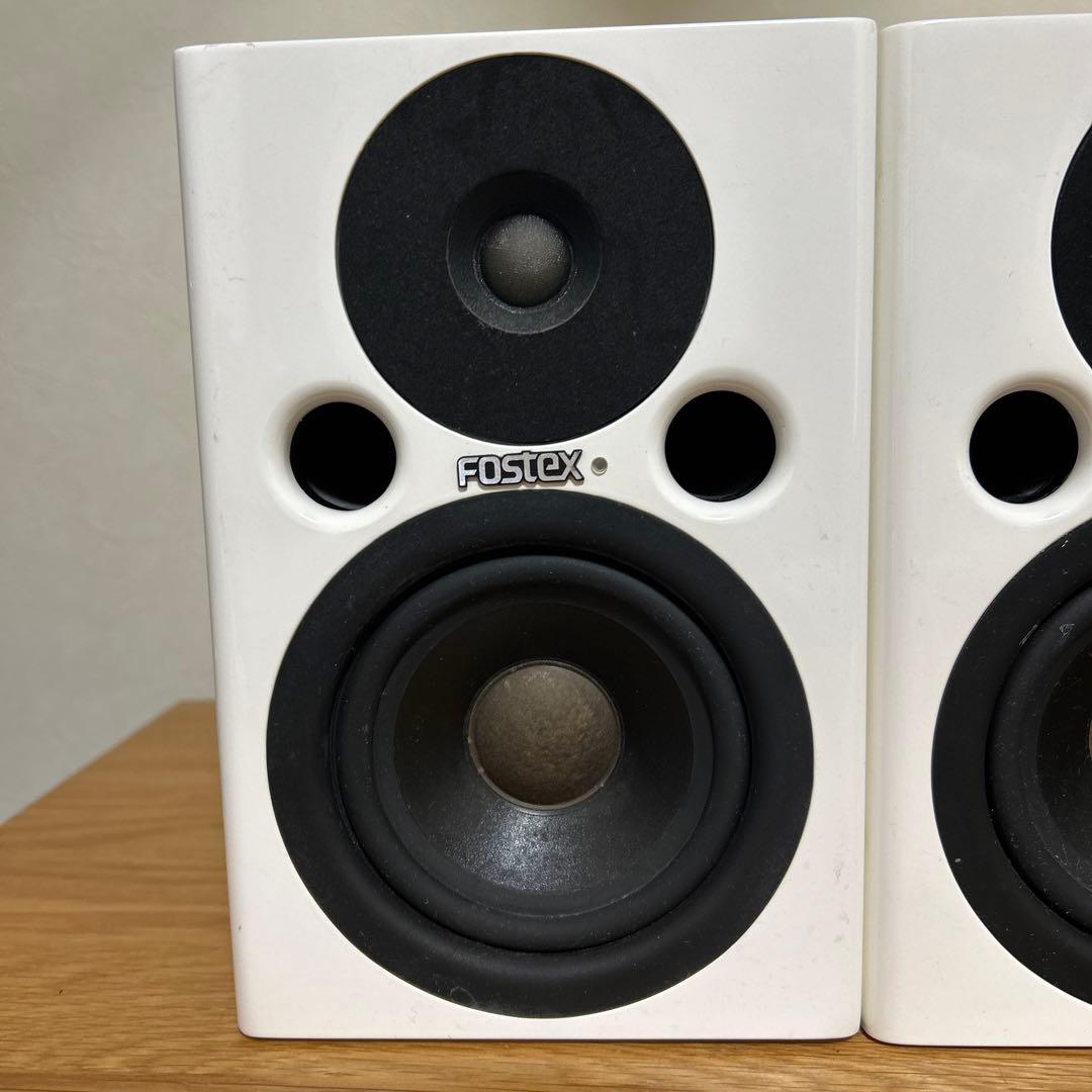 FOSTEX PM0.4 ボリュームコントローラー付き スピーカー ホワイト