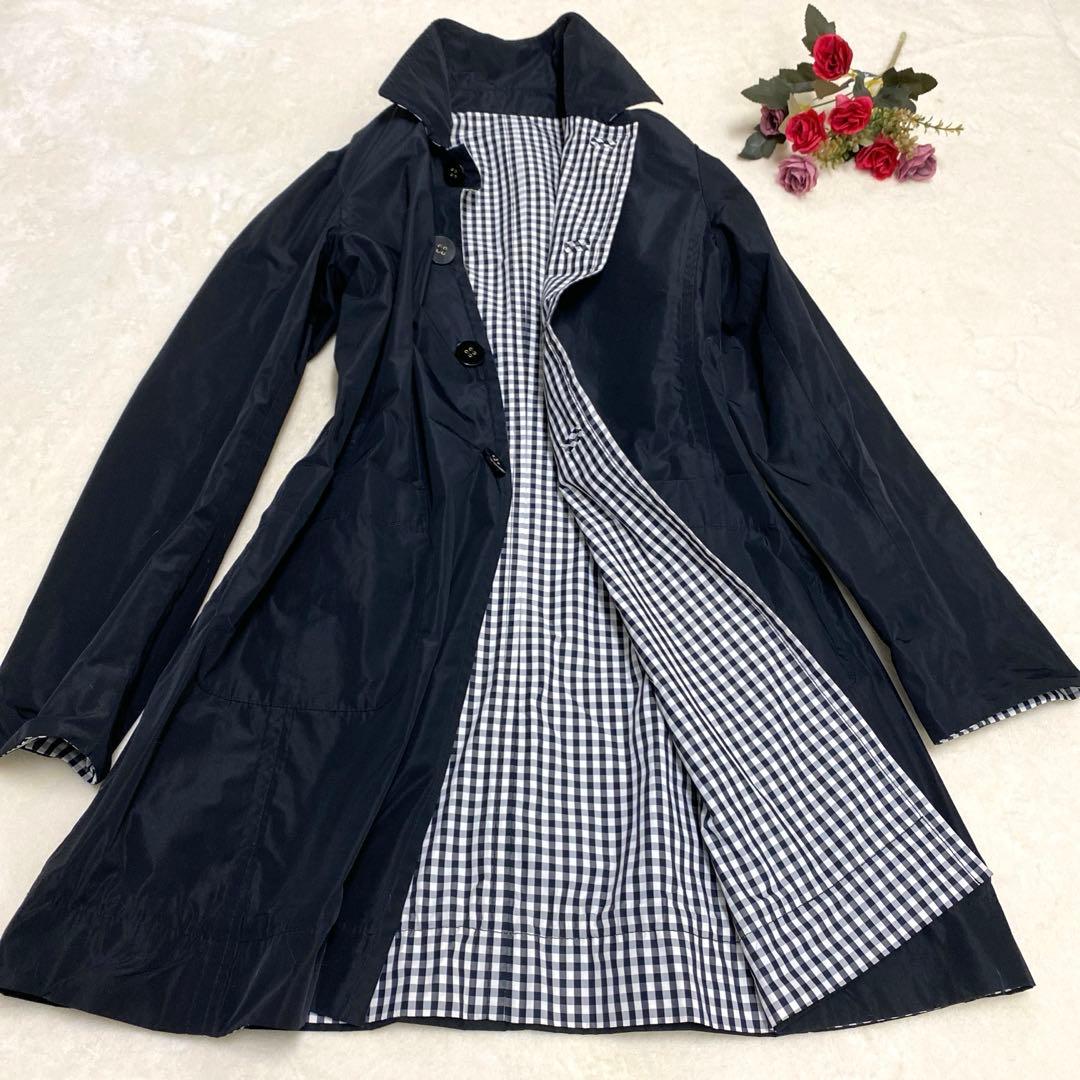 美品【マックスマーラ 】size40 2wayリバーシブルスプリングコート