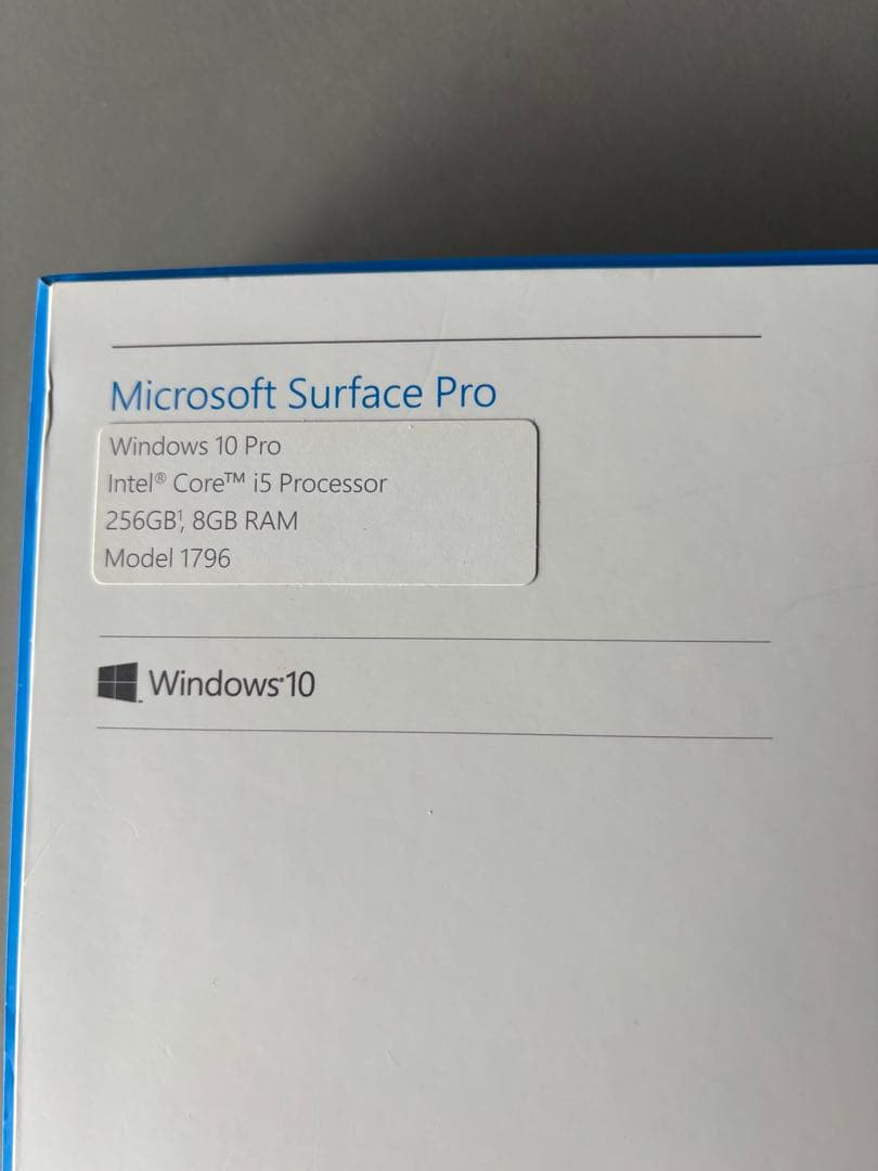 【美品】Surface Pro 5 i5/8GB/256GB 元箱あり