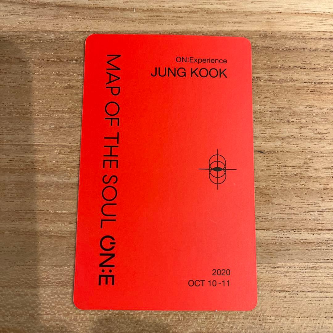 BTS MAP OF THE SOUL ONE JUNGKOOK トレカ