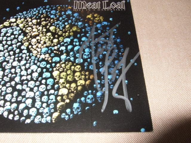 MEAT LOAF, 直筆サイン入り, 新品未開封, ミートローフ,